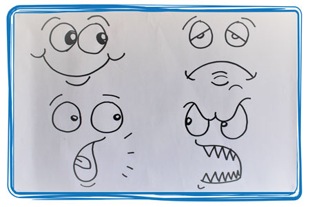 Fun Cartoon Faces