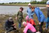 Rory McAvinney from the Marine Institute's Explorers Education Programme explores the marine biodiversity and creates rock sculptures with school teachers at the recent CPD teachers held in Galway, supported by Galway Education Centre. Photo: Cushla Dromgool-Regan