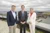 (L-R) Dr Rick Officer (Marine Institute), Professor David Burn ( University of Galway) and Dr Orla Flynn (ATU)