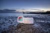 Atlantic Summit branded sign prop on the background of the Blackrock diving tower in Galway 