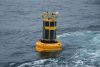 One of the data buoy's belonging to the Irish Marine Data Buoy Observation Network, managed by the Marine Institute in collaboration with Met Éireann. 