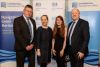 Photo Caption: Photographed at the launch event L-R are: Liam Lacey, Director of The Irish Maritime Development Office, Elin Burns, Deputy British Ambassador to Ireland, Clara King, Partnership Manager at Innovate UK and Eamon Kelly, Assistant Secretary General at the Department of Transport.