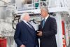 President of Ireland, Michael D. Higgins and President of Portugal, Marcelo Rebelo de Sousa on a visit to the newly commissioned research vessel RV Tom Crean berthed in Dublin’s docklands.