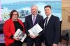 Presentation of the 2024 Stock Book with Sinéad McSherry, Assistant Secretary General, Seafood and Marine, Department of Agriculture, Food and the Marine, Timmy Dooley TD, Minister of State for Fisheries and the Marine, and Rick Officer, CEO of the Marine Institute. 