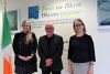 Suzanne Drisdelle, Senior Trade Commissioner, Dr Paul Connolly, CEO Marine Institute and Caroline Donnelly, Trade Commissioner from the Canadian Embassy, Dublin. 